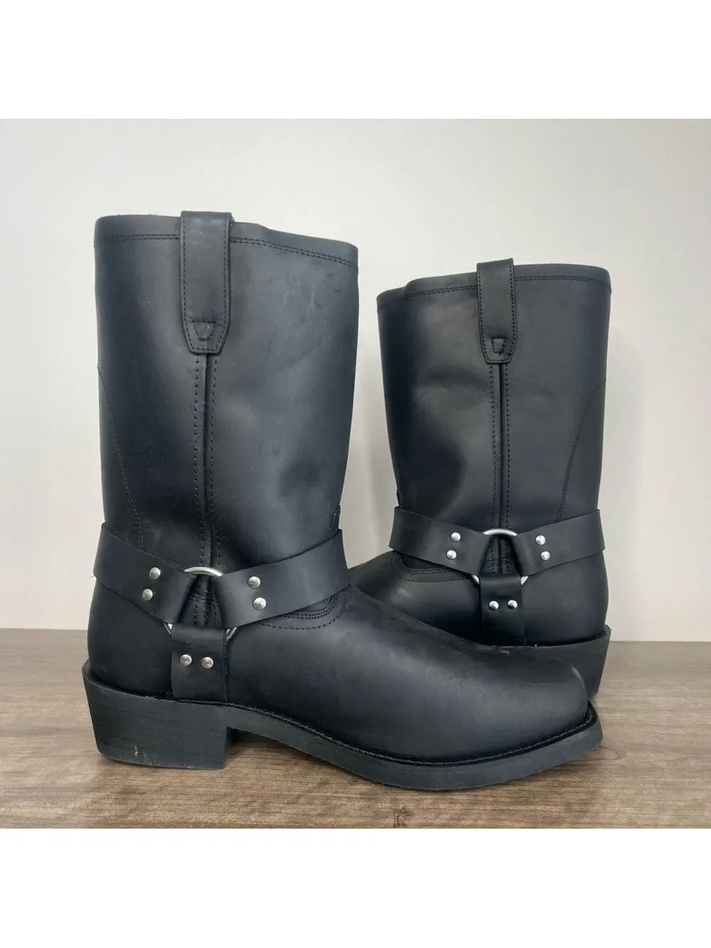 Dingo NEW Men's Dean 11 Inch Shaft Harness Pull On Leather Boot Size 13 #B1298